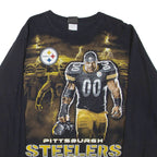 NFL Pittsburgh Steelers Mens T-Shirt Black Long Sleeve USA L
