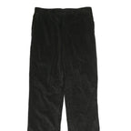 JOHN VARVATOS USA Mens Cotton Black Classic Straight Trousers W35 L38 Zip
