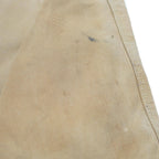 CARHARTT Mens Beige Workwear Jacket M Cotton Blend Canvas Button Closure Utility
