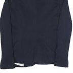 ZARA Womens Navy Blue Jacket XS Polyester Blend Button Plain Stylish Casual