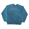 SUNSHINE Mens Blue Undersea World Crew Neck XL Cotton Blend Sweatshirt