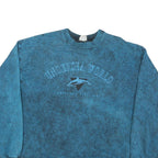 SUNSHINE Mens Blue Undersea World Crew Neck XL Cotton Blend Sweatshirt