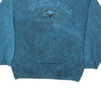 SUNSHINE Mens Blue Undersea World Crew Neck XL Cotton Blend Sweatshirt