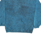 SUNSHINE Mens Blue Undersea World Crew Neck XL Cotton Blend Sweatshirt