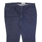 CARHARTT Mens Jeans Blue Regular Straight Denim Raw W52 L32 Workwear Zip Fly