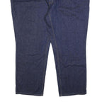 CARHARTT Mens Jeans Blue Regular Straight Denim Raw W52 L32 Workwear Zip Fly