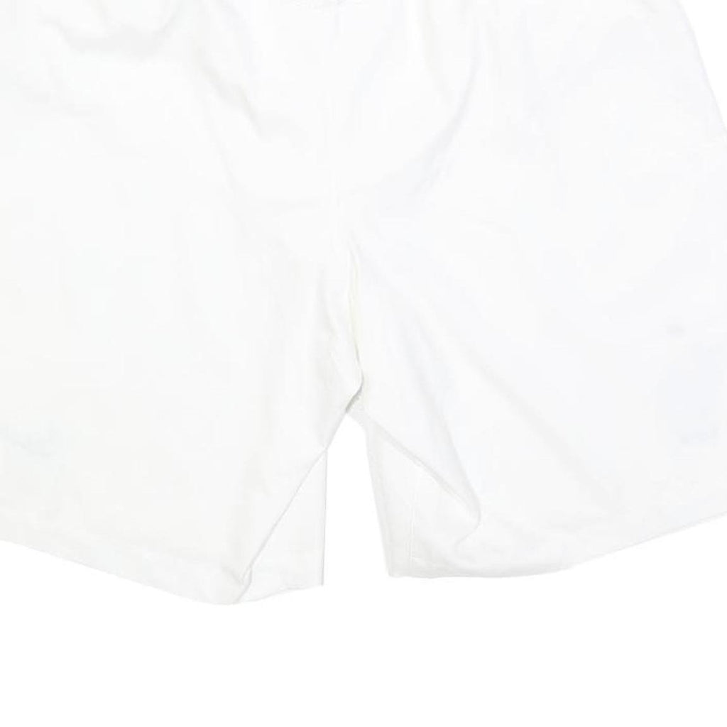 NIKE Mens White Sports Casual Shorts XL W34 Polyester Blend Breathable Fit