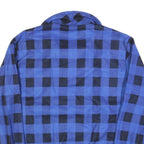 SNOWMASSY Mens Blue & Black Patterned Pullover Jumper Crew Neck XL Polyester