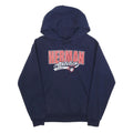 Mens Navy Blue Cotton Blend Hoodie S Herman Athletics Pullover Hooded Sweatshirt