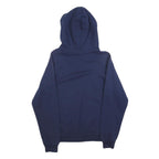 Mens Navy Blue Cotton Blend Hoodie S Herman Athletics Pullover Hooded Sweatshirt
