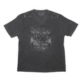 HARD ROCK CAFE Mens Black Grey Lisbon Graphic T-Shirt XL V-Neck Cotton Blend