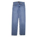LEE Mens Jeans Blue Slim Straight Stone Wash W30 L36