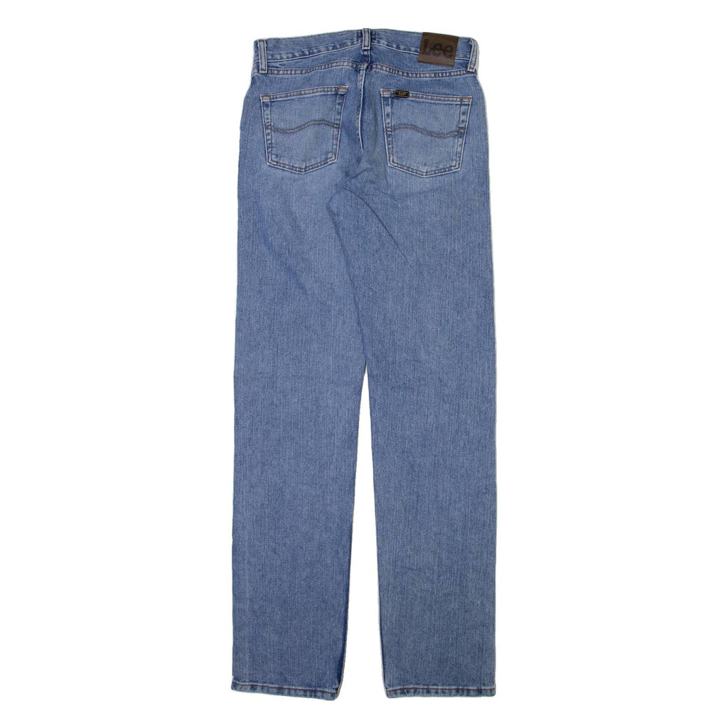 LEE Mens Jeans Blue Slim Straight Stone Wash W30 L36