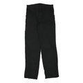 CARHARTT Mens Black Cotton Blend Regular Straight Trousers W32 L32 Workwear