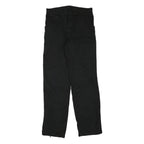 CARHARTT Mens Black Cotton Blend Regular Straight Trousers W32 L32 Workwear