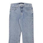 NAUTICA Mens Regular Fit Blue Denim Light Wash Jeans W30 L28 Casual Zip Closure