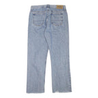 NAUTICA Mens Regular Fit Blue Denim Light Wash Jeans W30 L28 Casual Zip Closure