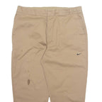 NIKE Mens Trousers Beige Regular Tapered W38 L25