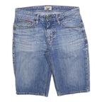 HILFIGER DENIM Mens Denim Blue Casual Shorts M W30 Cotton Blend 5 Pocket