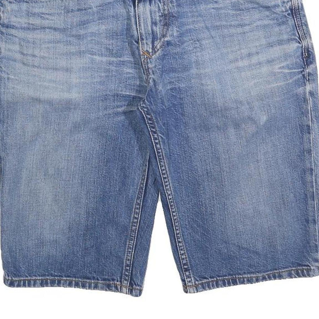 HILFIGER DENIM Mens Denim Blue Casual Shorts M W30 Cotton Blend 5 Pocket