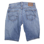 HILFIGER DENIM Mens Denim Blue Casual Shorts M W30 Cotton Blend 5 Pocket
