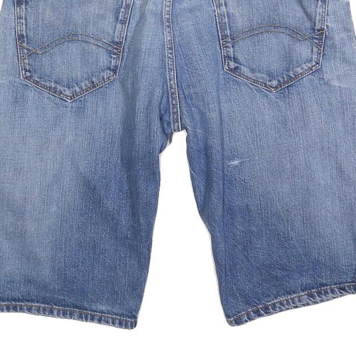 HILFIGER DENIM Mens Denim Blue Casual Shorts M W30 Cotton Blend 5 Pocket