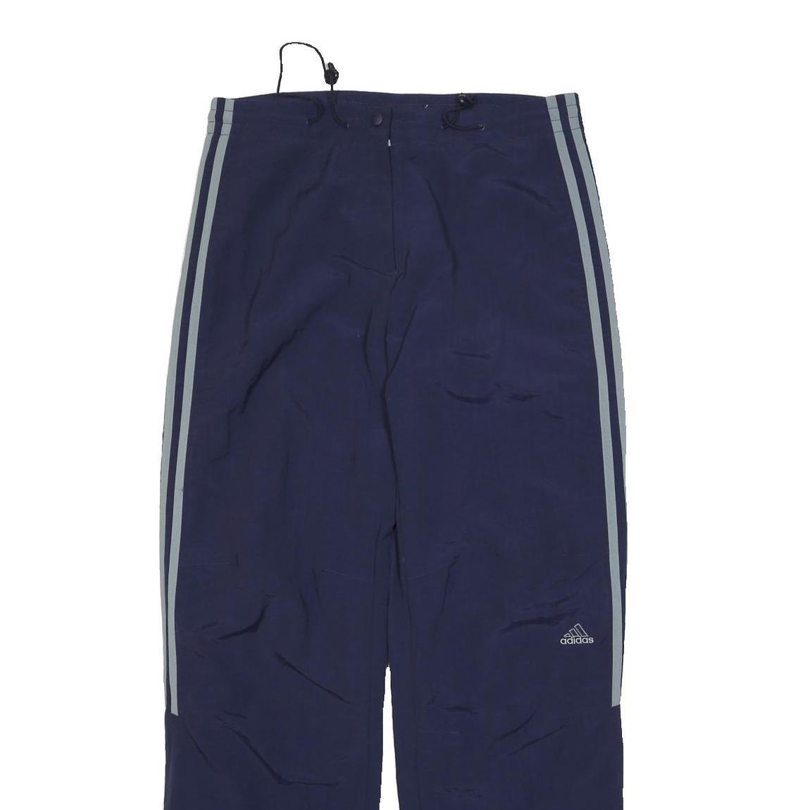 ADIDAS Mens Joggers Navy Blue & Light Grey Regular Tapered L W30 L30 Sportswear