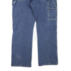 DICKIES Mens Regular Fit Blue Denim Jeans W38 L30 Workwear Zip Closure