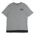 PUMA Mens Grey Black Logo Graphic T-Shirt L Short Sleeve Crew Neck Cotton