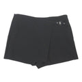 ZARA Womens Black Casual Skort L W32 Polyester Blend Buckle Detail
