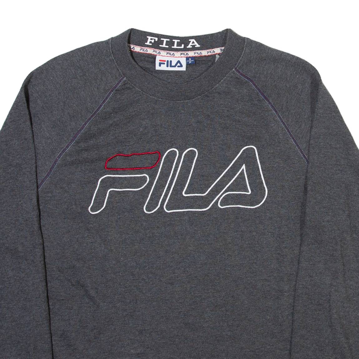 FILA Mens Sweatshirt Grey S