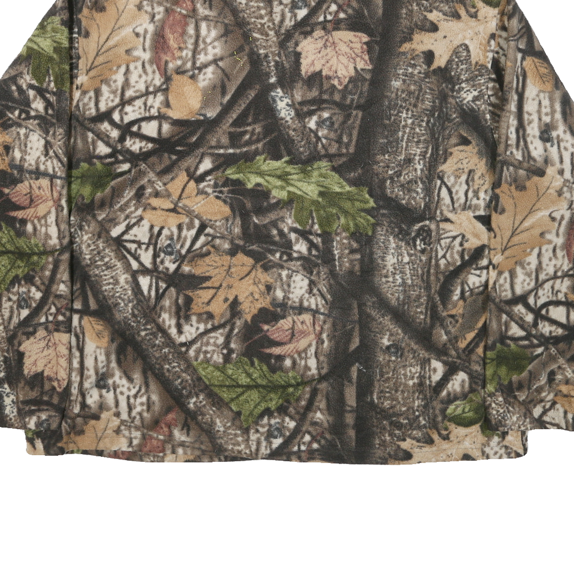 BIG BILL Mens Brown Green Polyester Blend Zip Jacket 2XL Camouflage Outdoor Warm