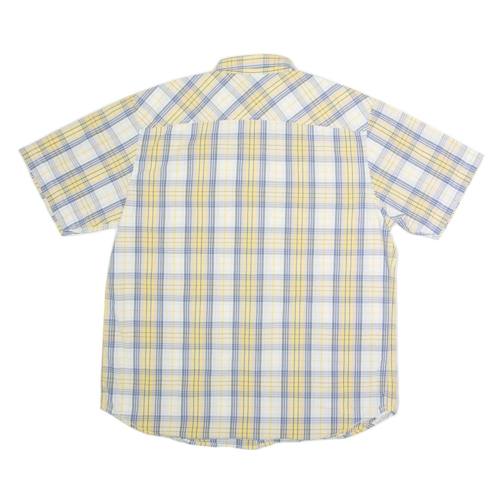 TIMBERLAND Mens Shirt Yellow Check L