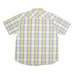 TIMBERLAND Mens Shirt Yellow Check L