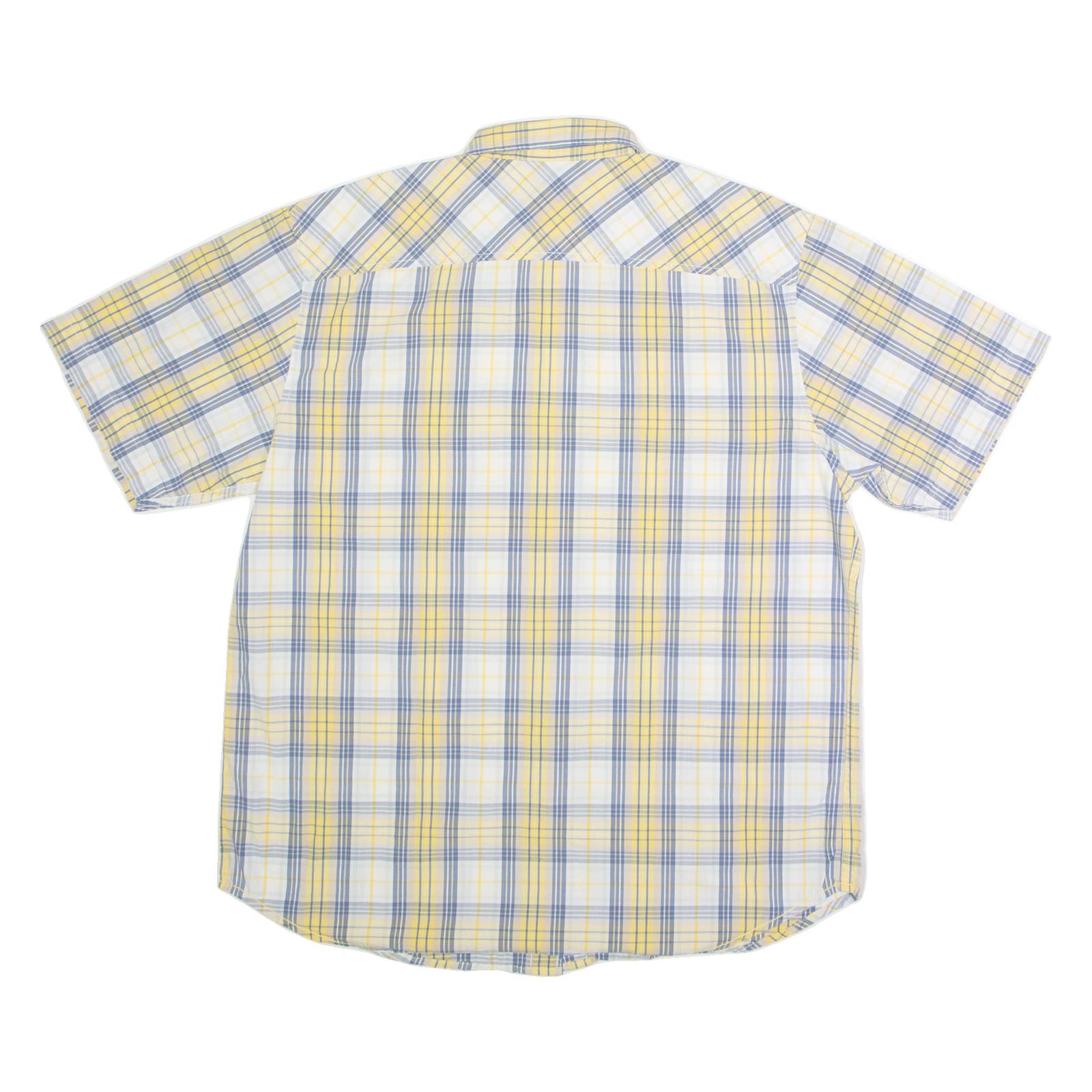 TIMBERLAND Mens Shirt Yellow Check L