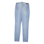 LEVI'S Womens Slim Light Blue Denim Jeans W25 L29 Stylish Comfort Zip Closure