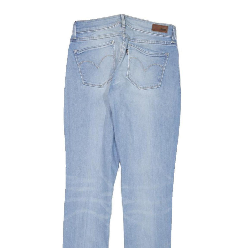 LEVI'S Womens Slim Light Blue Denim Jeans W25 L29 Stylish Comfort Zip Closure