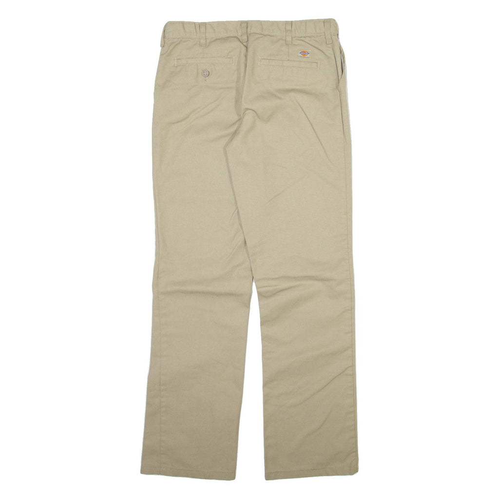 DICKIES Womens Trousers Beige Regular Straight W30 L31