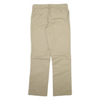 DICKIES Womens Trousers Beige Regular Straight W30 L31