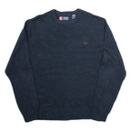 CHAPS Mens Jumper Blue Tight Knit XL
