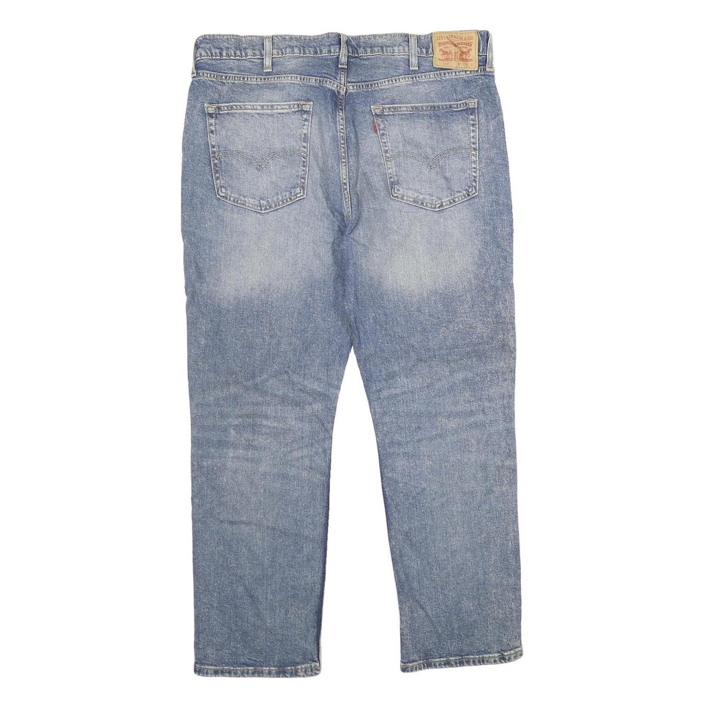 LEVI'S 514 Classic Mens Jeans Blue Regular Straight Denim Medium W40 L30