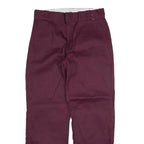 DICKIES 874 Workwear Mens Trousers Maroon Regular Straight W30 L30
