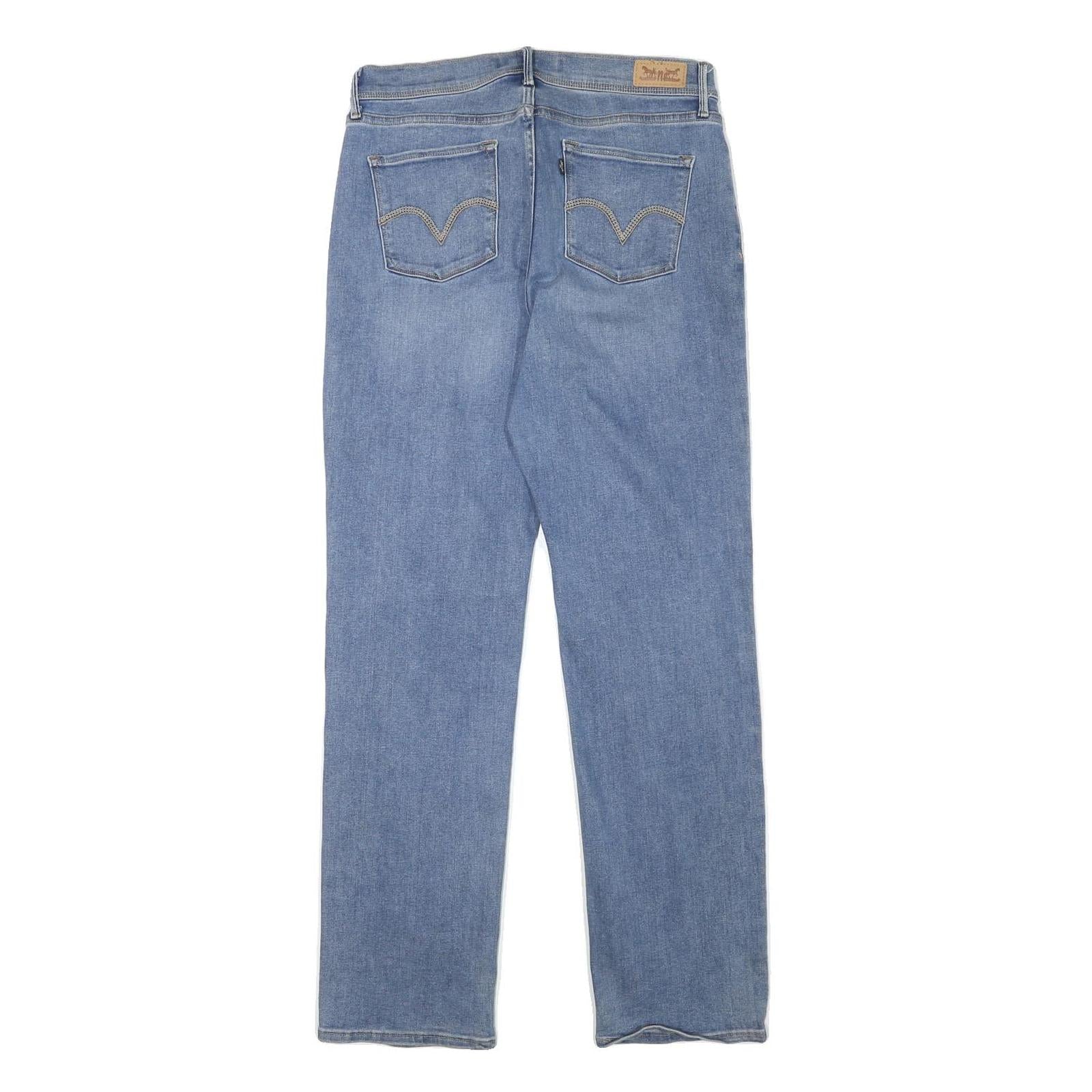 LEVI'S 512 Womens Slim Jeans Blue Denim W30 L31 Classic Cotton Blend Zip