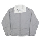 COLUMBIA Womens Grey Zip Jacket XL Polyester Blend Plain Outdoor Winter Warm