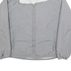 COLUMBIA Womens Grey Zip Jacket XL Polyester Blend Plain Outdoor Winter Warm