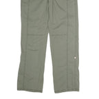 INDIGO Womens Cotton Blend Khaki Regular Straight Trousers W32 L31 Casual