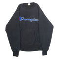 CHAMPION REVERSE WEAVE Mens Sweatshirt Black Crew Neck S