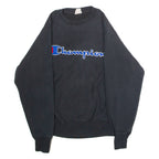 CHAMPION REVERSE WEAVE Mens Sweatshirt Black Crew Neck S