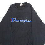 CHAMPION REVERSE WEAVE Mens Sweatshirt Black Crew Neck S