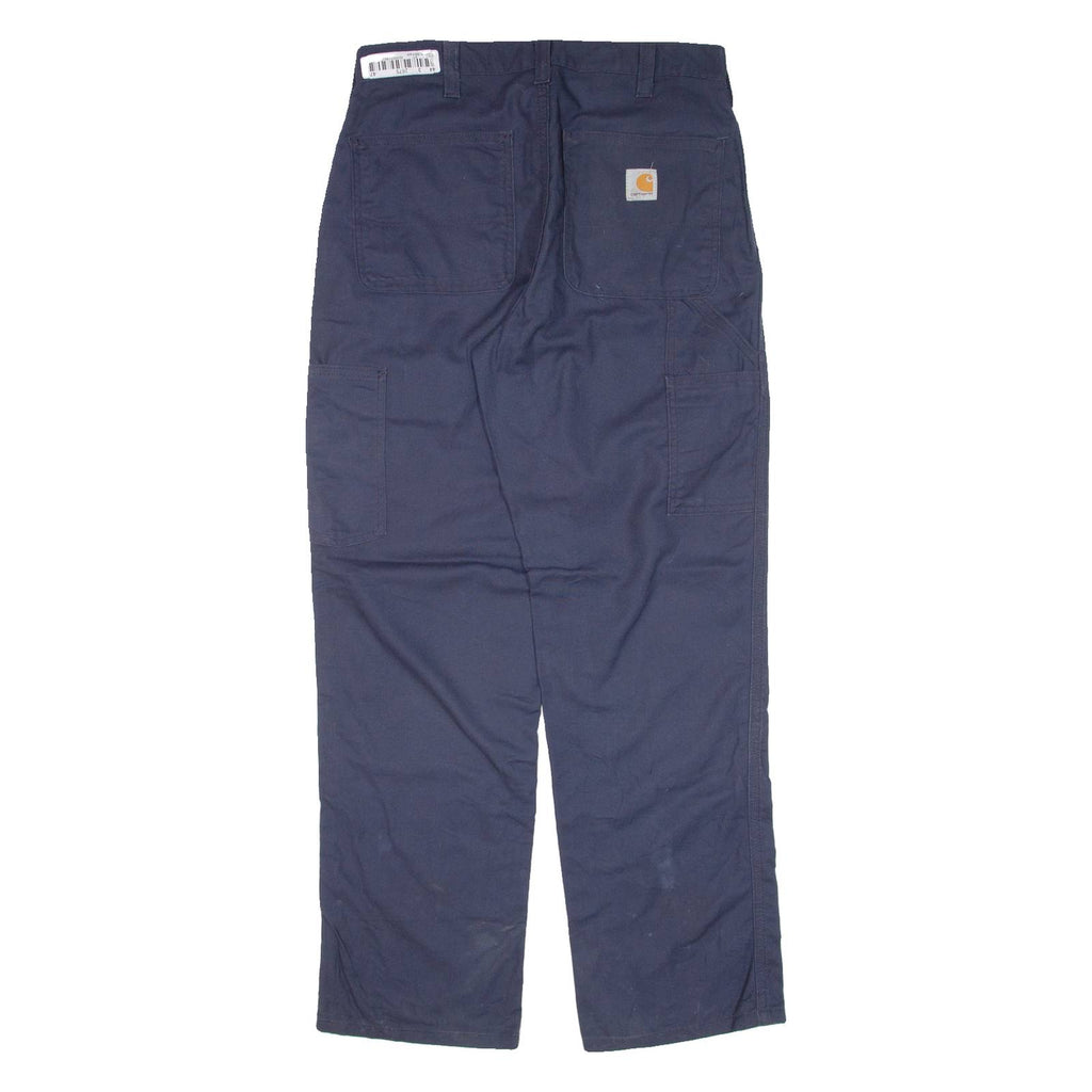 CARHARTT Workwear Mens Trousers Blue Regular Straight W30 L30